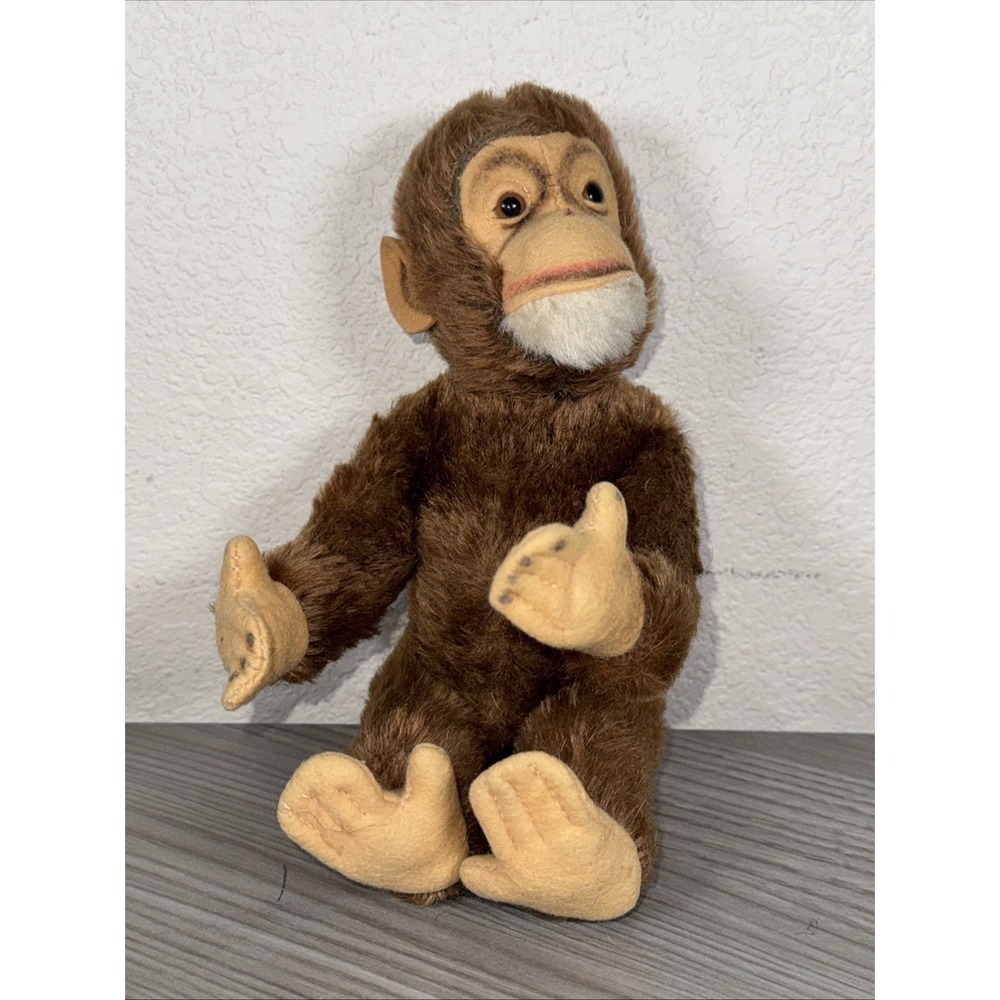 SCHUCO 12"Mohair Yes - No Monkey, c. 1950's